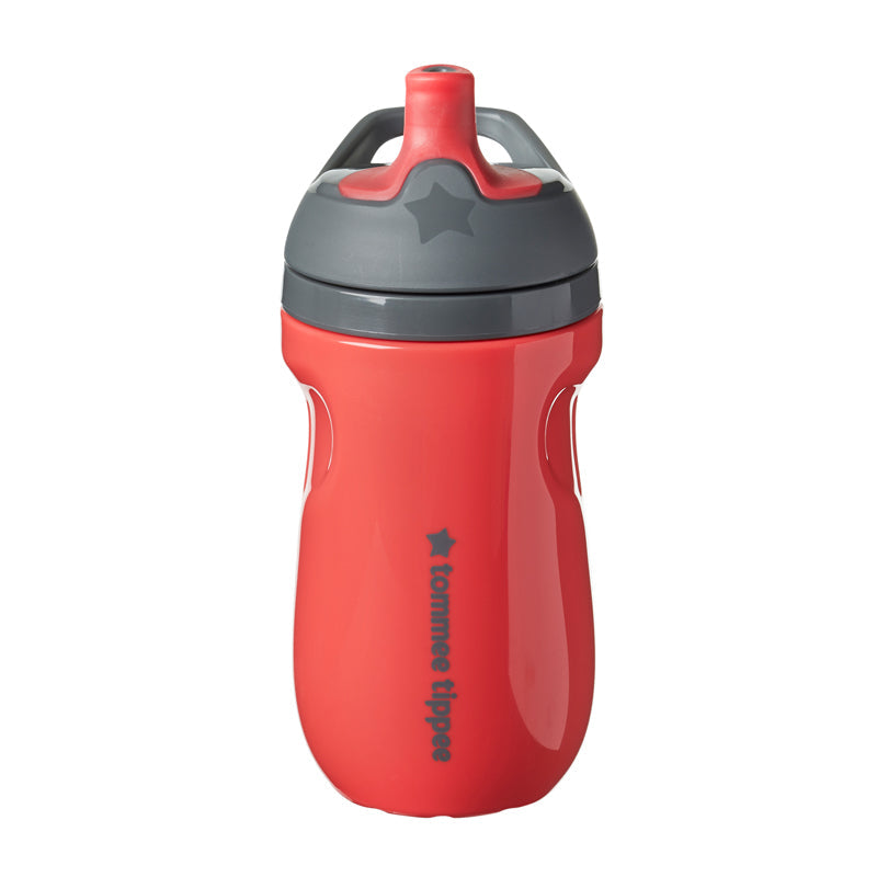 Tommee Tippee Insulated Sportee Water Bottle with Handle Pack of 2 Purple Raspberry Age- 12 Months & Above