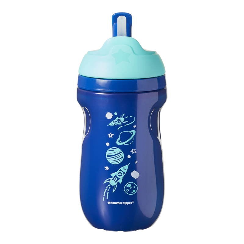 Tommee Tippee Insulated Straw Cup Blue 12m+