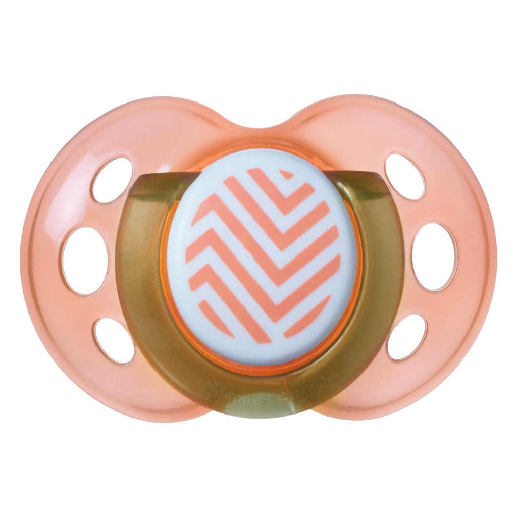 Tommee Tippee Moda Soother for Girls, Pack Of 2 Multicolour Age 18 Months to 36 Months