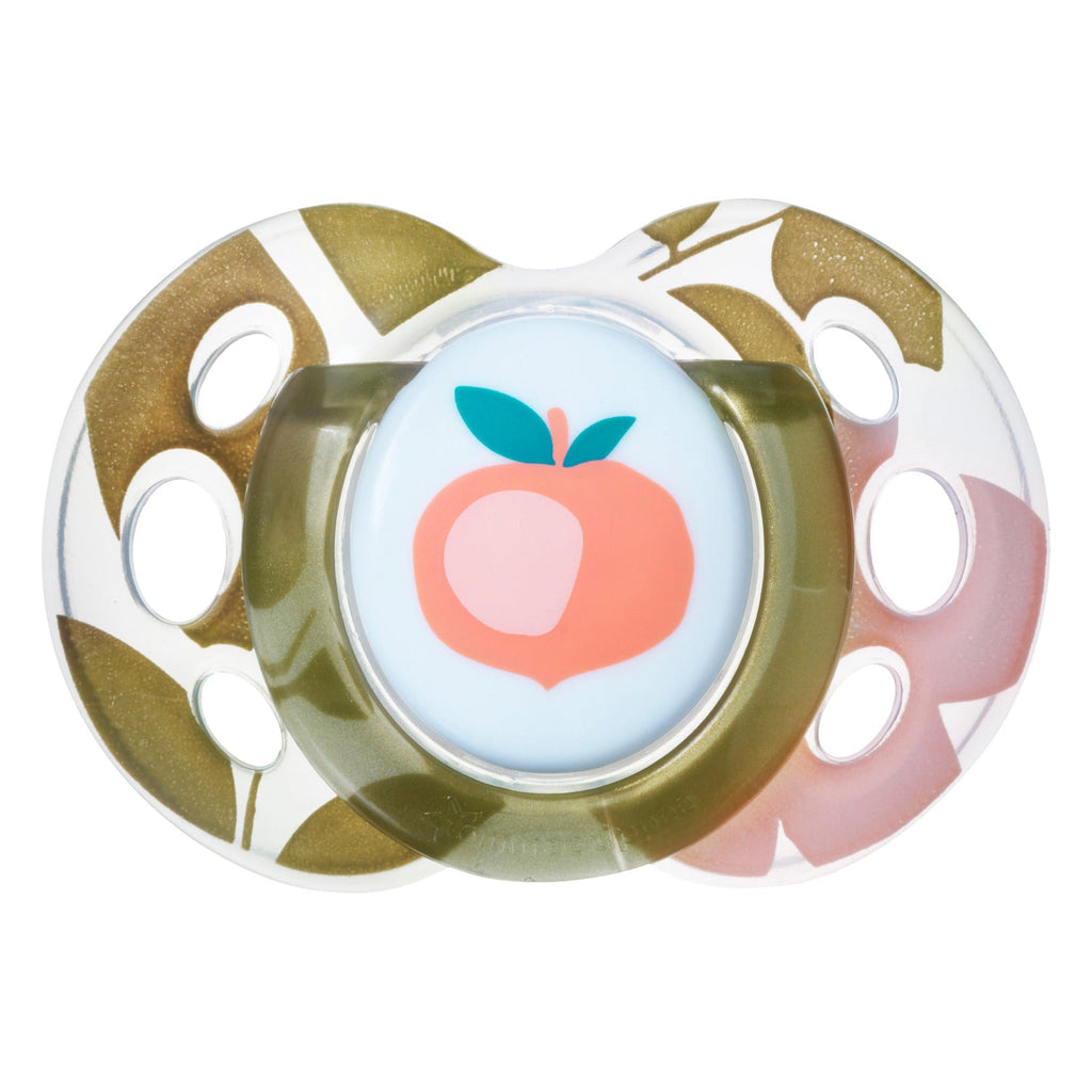 Tommee Tippee Moda Soother for Girls, Pack Of 2 Multicolour Age 18 Months to 36 Months