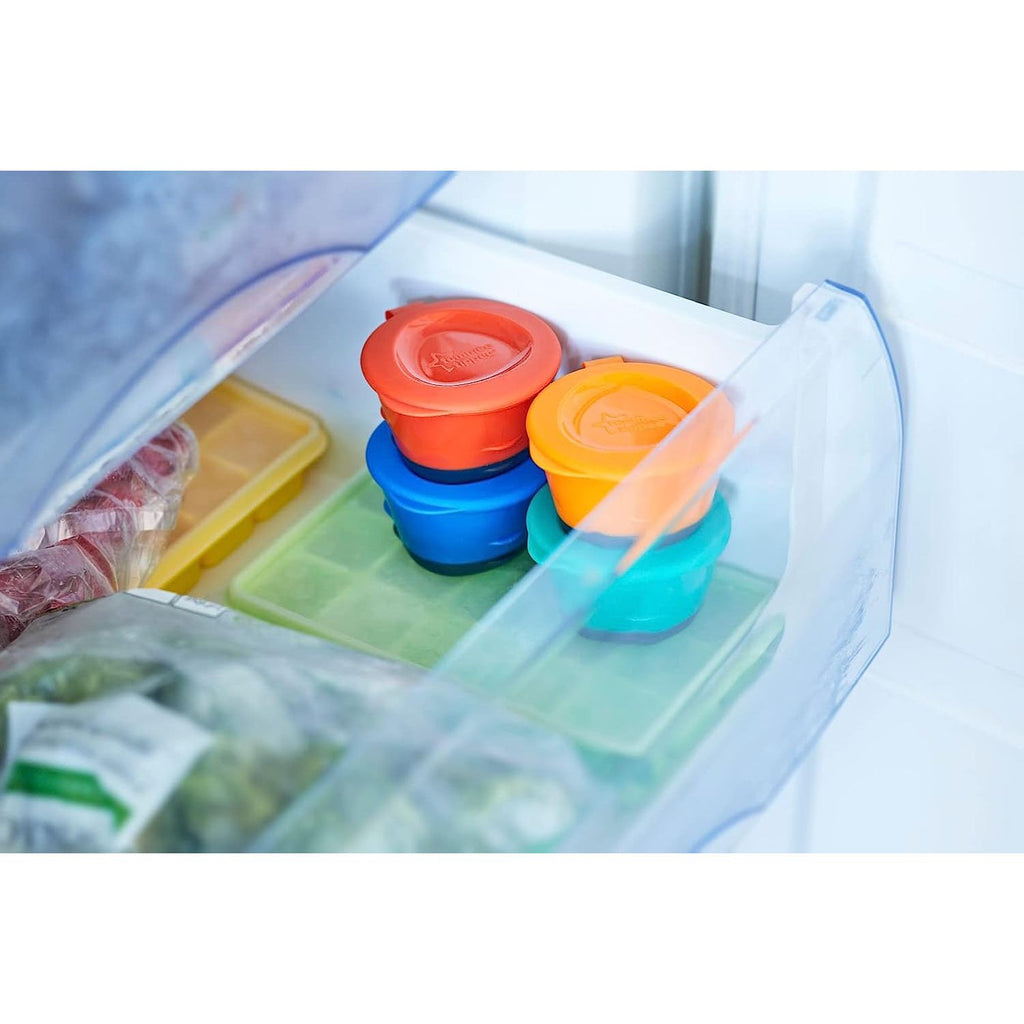 Tommee Tippee Pop Up Freezer Pots & Tray Multicolour Age 12 Months & Above