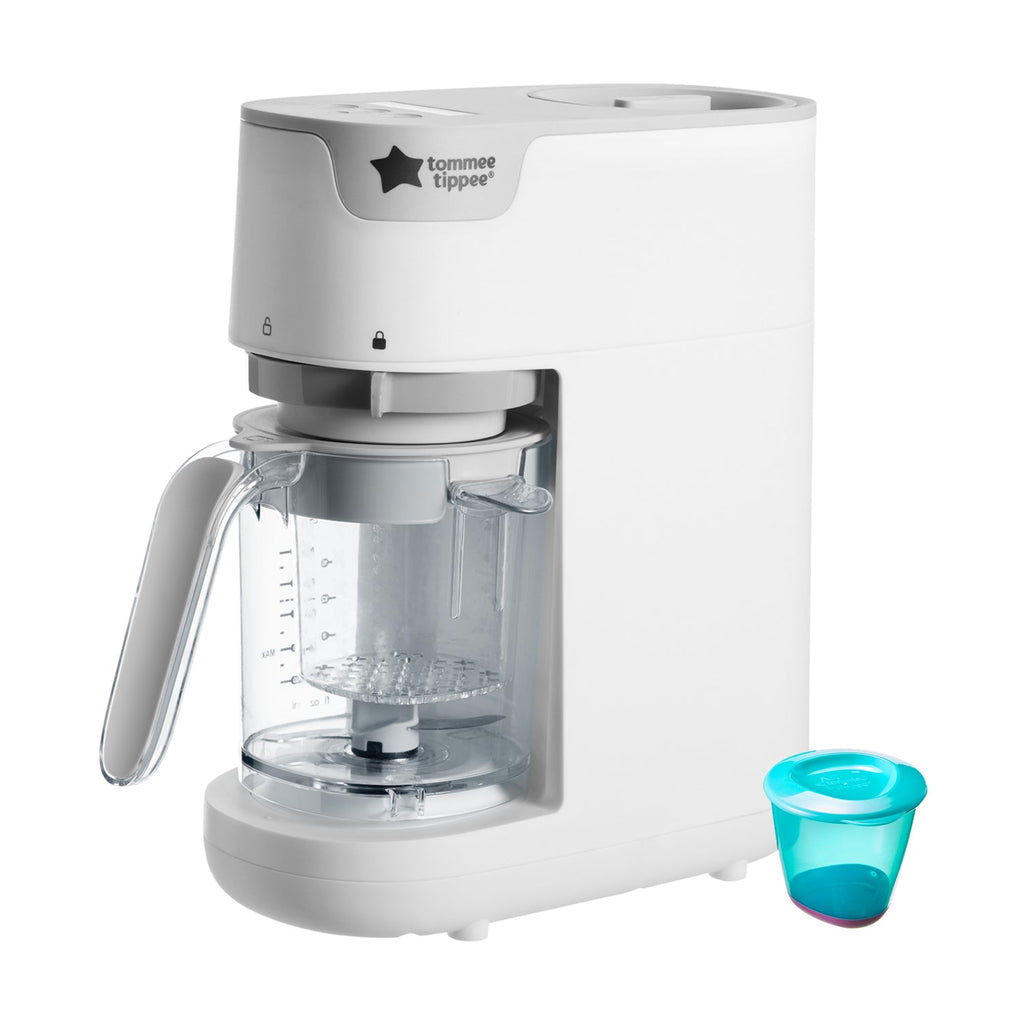 Tommee Tippee Quick Cook Baby Food Steamer Blender White 423225 Multicolour Age 6 Months & Above