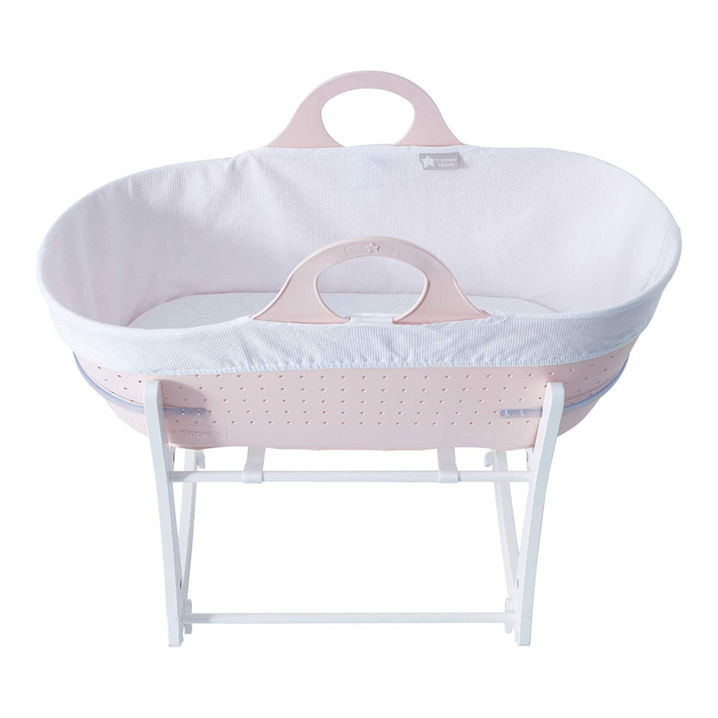 Tommee Tippee Sleepee Basket & Stand - Pink 0M+
