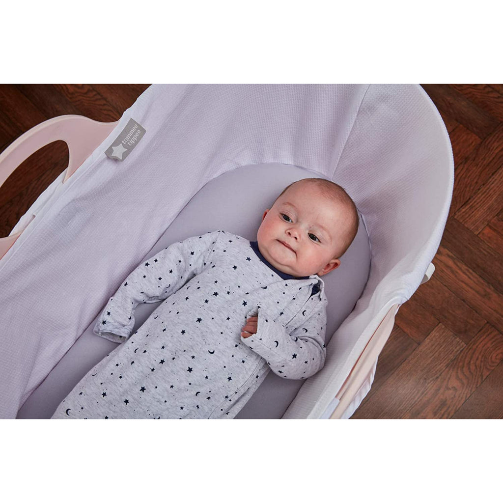 Tommee Tippee Sleepee Basket & Stand - Pink 0M+