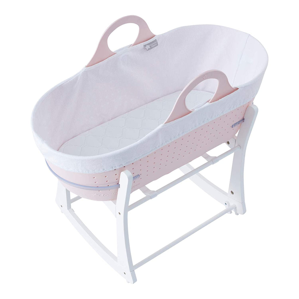 Tommee Tippee Sleepee Basket & Stand - Pink 0M+