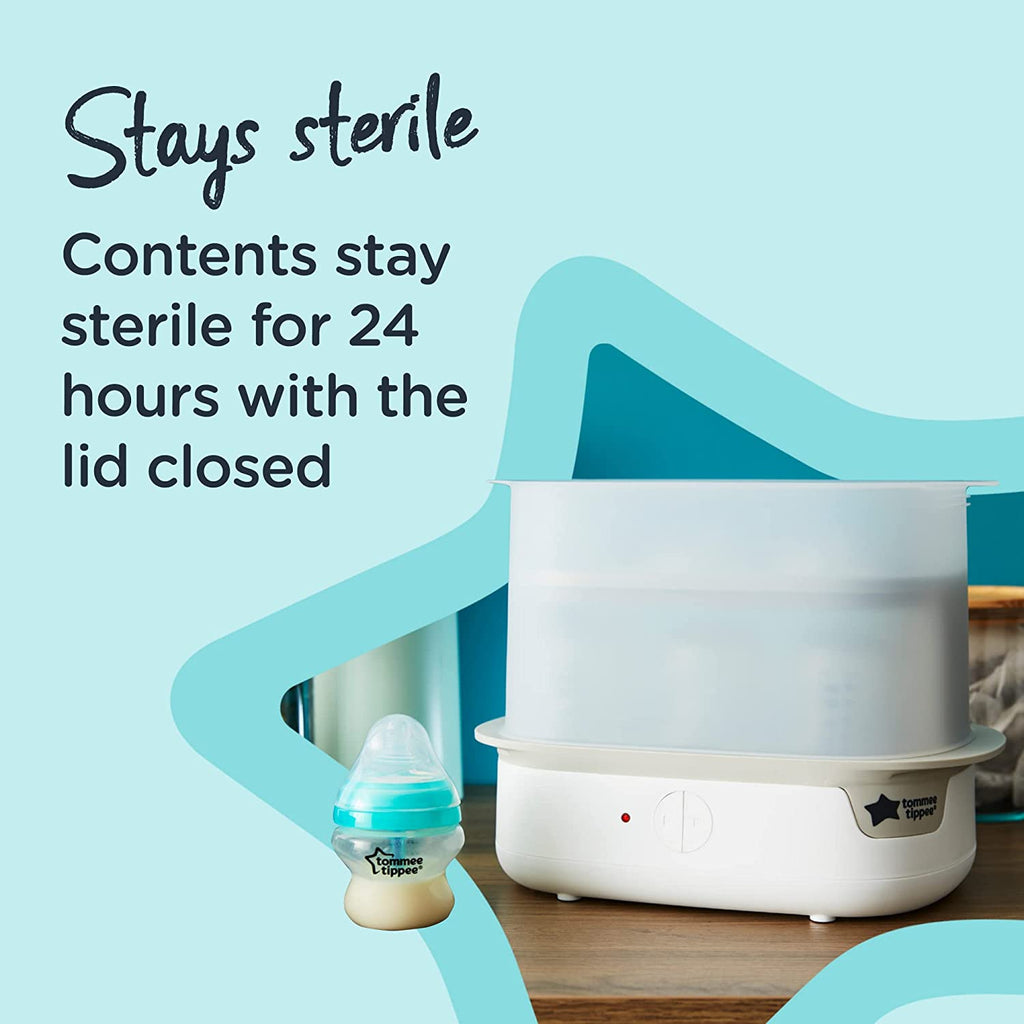 Tommee Tippee Super Steam Advanced Electric Steriliser White Age- Newborn & Above