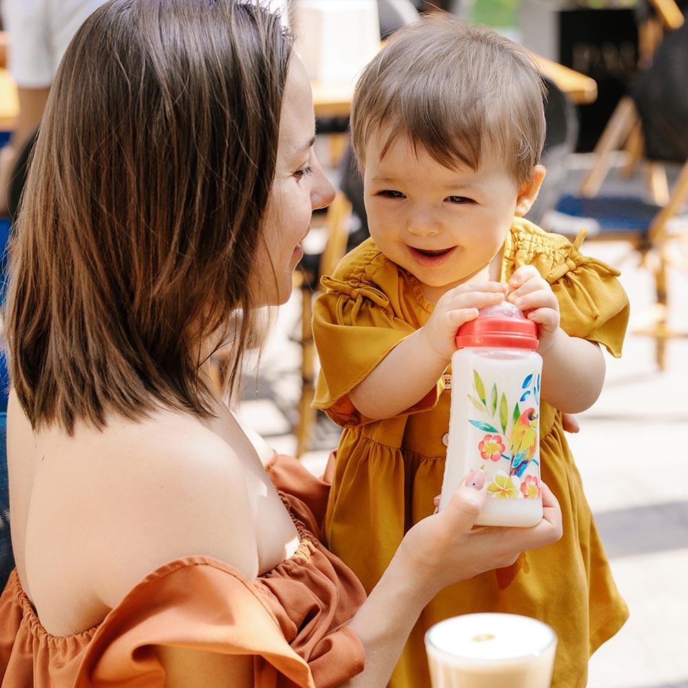 Tommy Lise Feeding Bote - Blooming Day 360 Ml 0+ Months