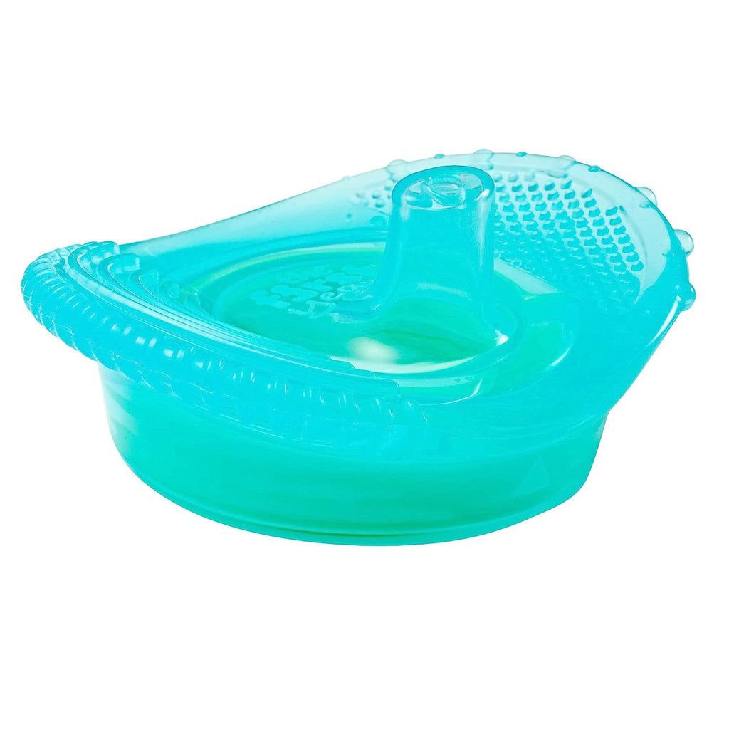 Tomy  The First Year Teething Sensory Trainer Sippy Cup, 7oz Assorted Blue Age  6 Months & Above