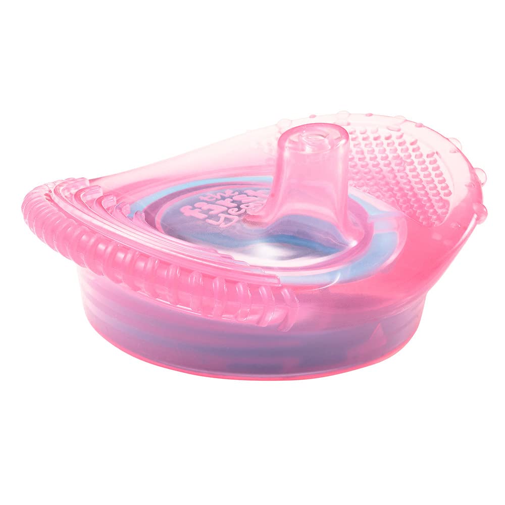 Tomy  The First Year teething Sensory Trainer Sippy Cup, 7oz Pink Age  6 Months & Above