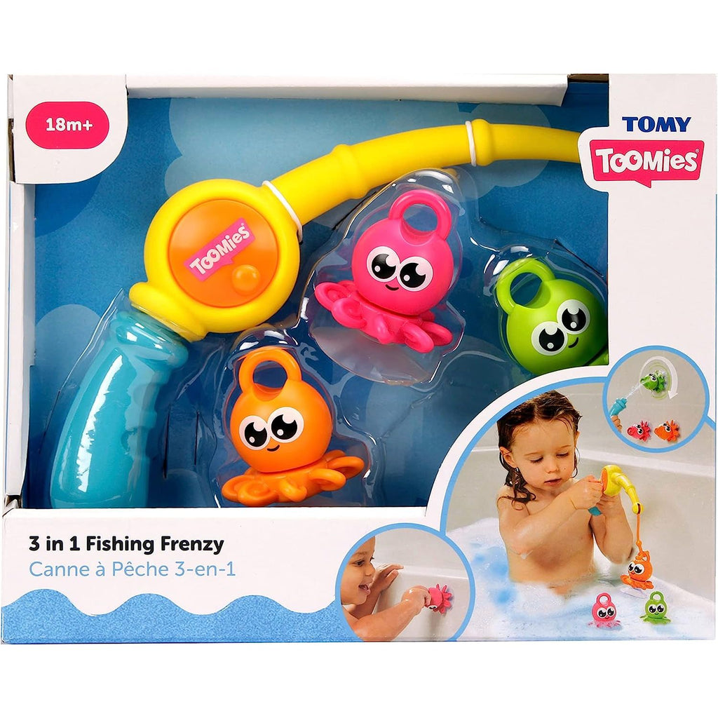 Tomy 3 In 1 Fishing Frenzy Multicolor Age  18 Months & Above