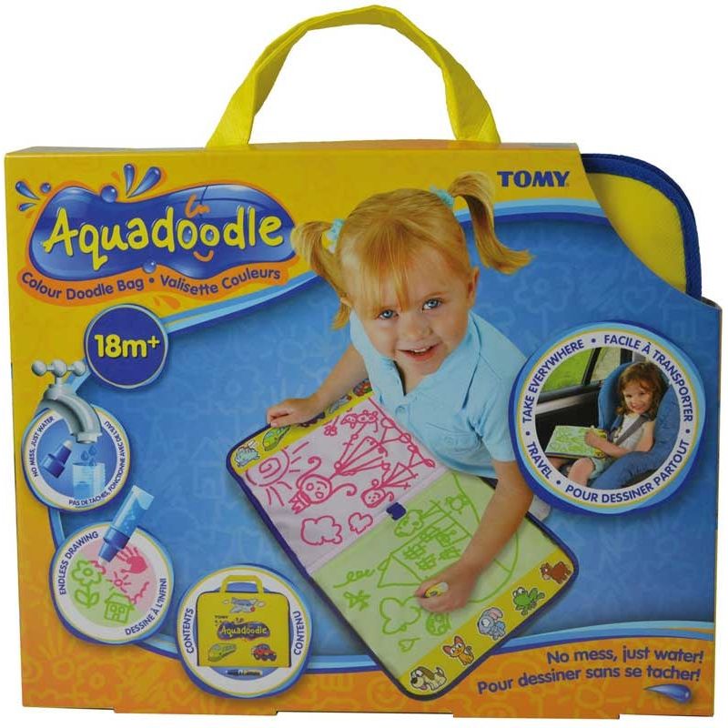 Tomy Aquadoodle Colour Doodle Bag Yellow Multicolor Age  18 Months & Above