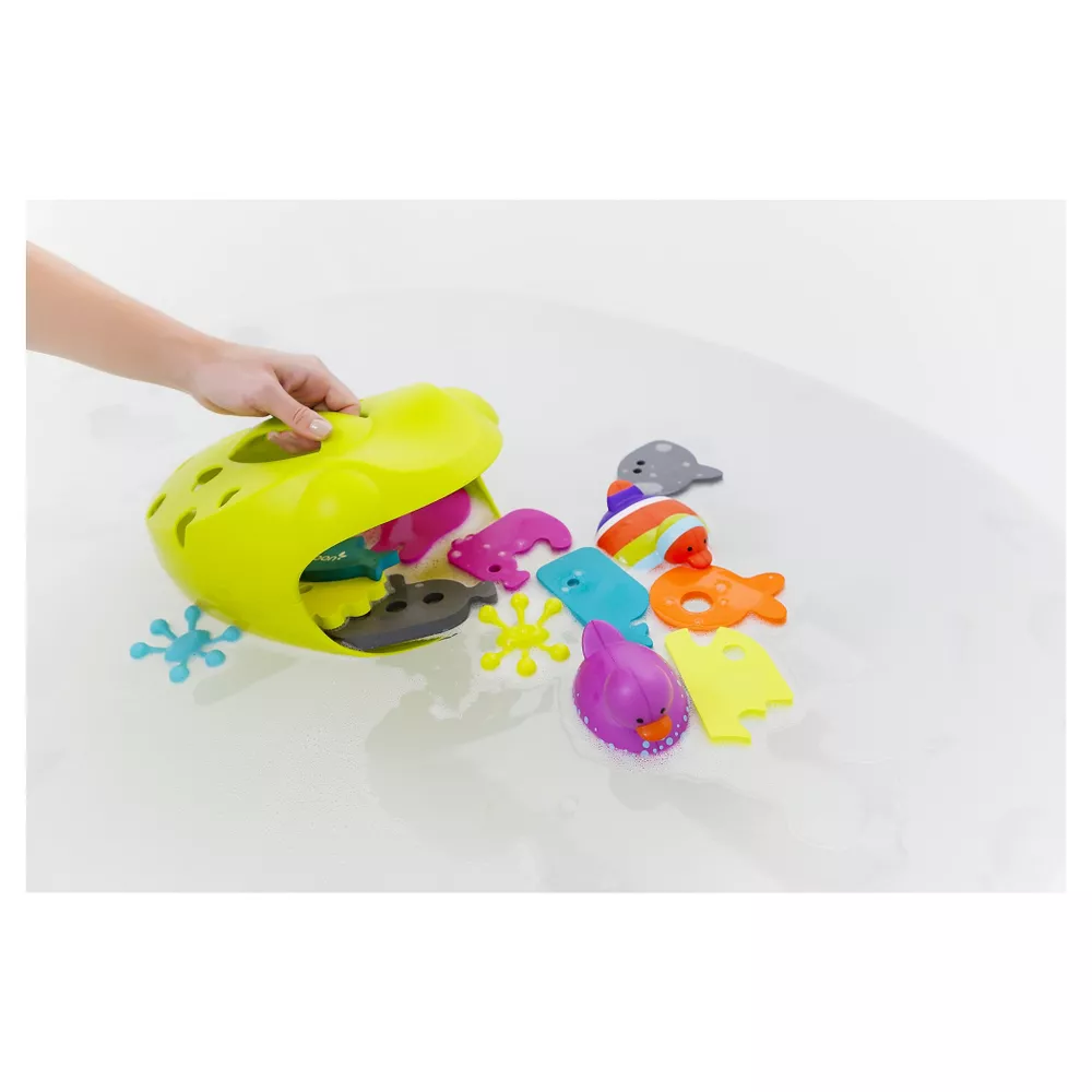 Tomy Boon Bath Toy Storage Green Age- 3 Months & Above