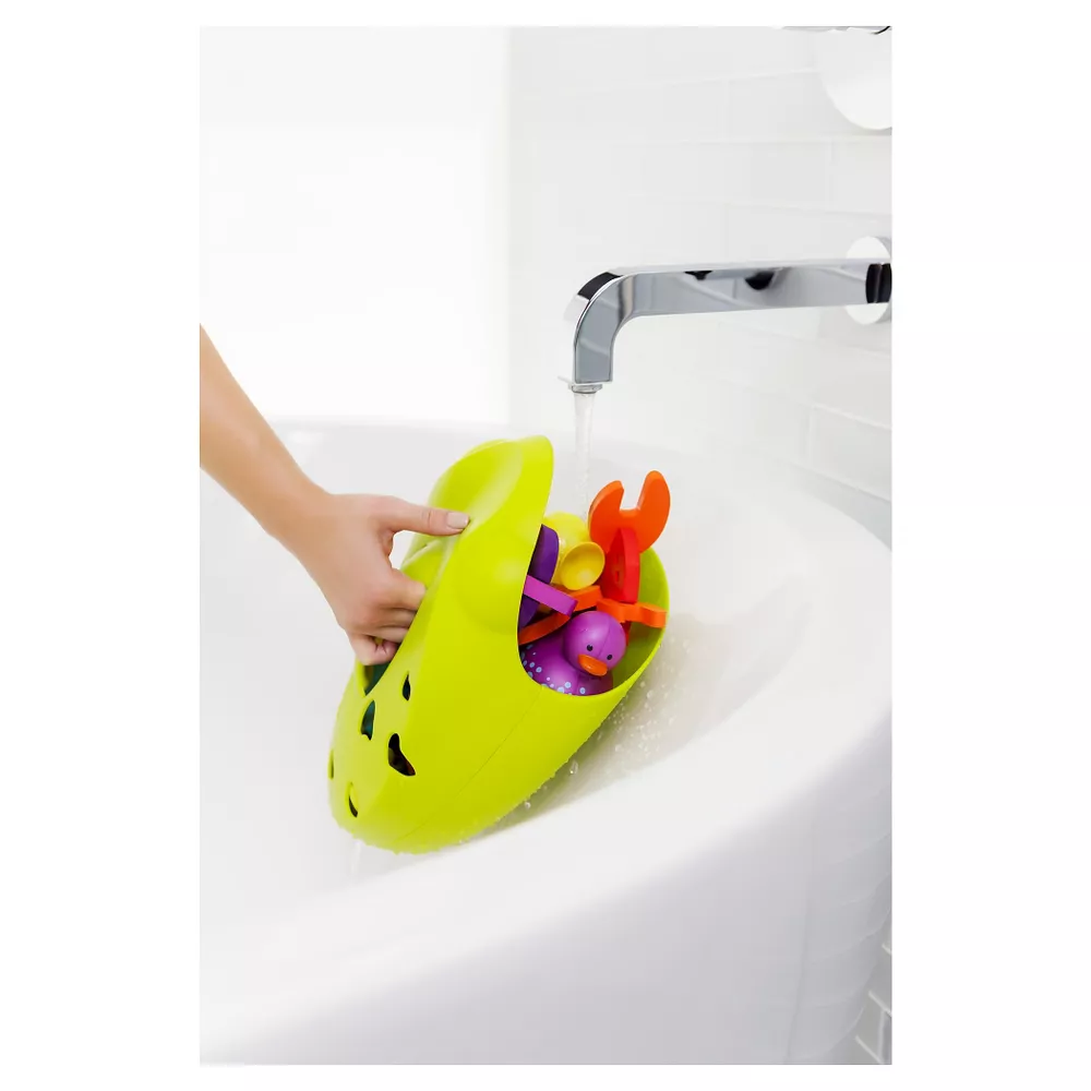 Tomy Boon Bath Toy Storage Green Age- 3 Months & Above