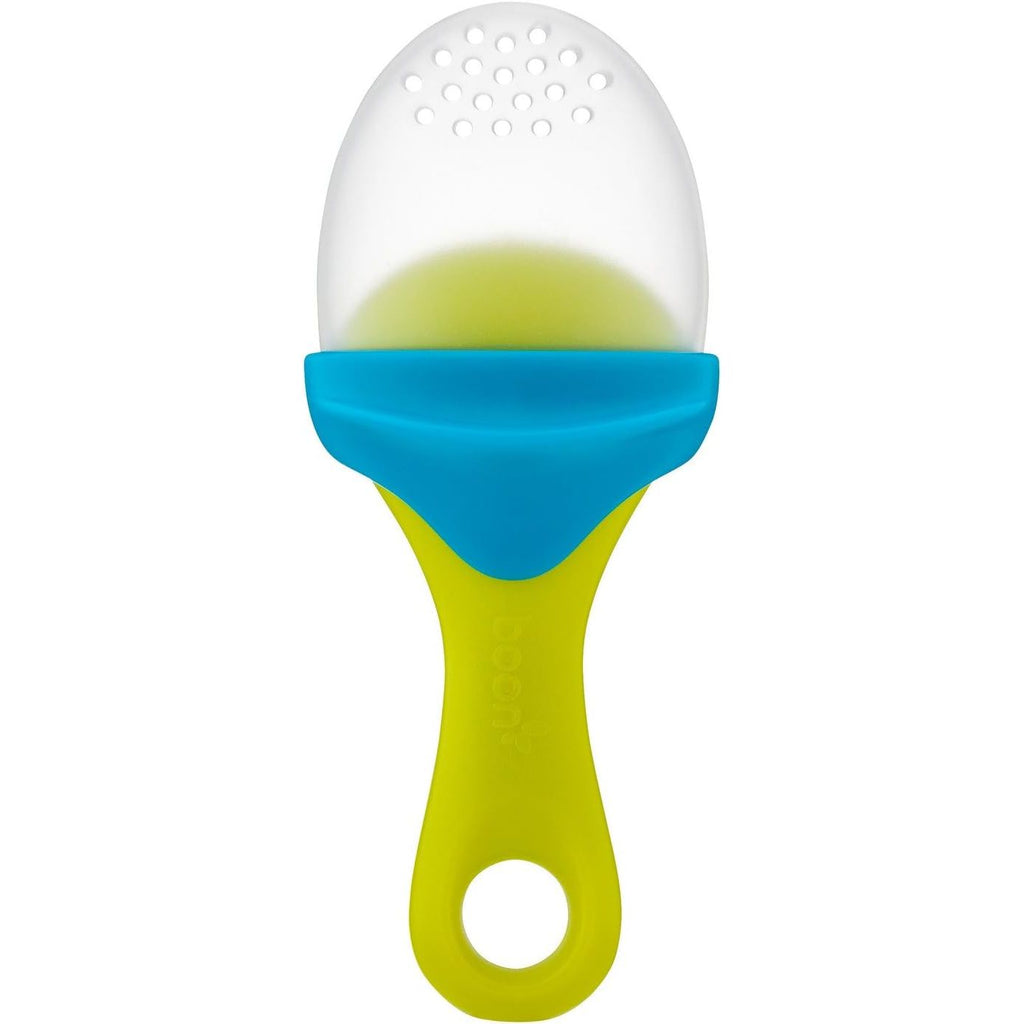Tomy Boon Pulp Silicone Feeder Green/Blue Age- 6 Months & Above