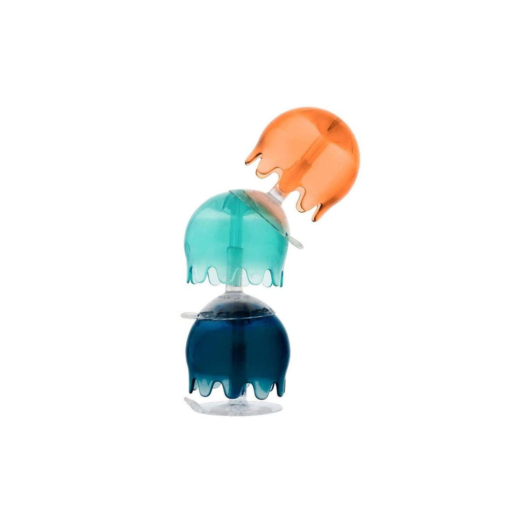 Tomy Boon Suction Cups Jellyfish Bath Toys Set of 9 Navy Blue/Coral/Orange Age- 18 Months & Above