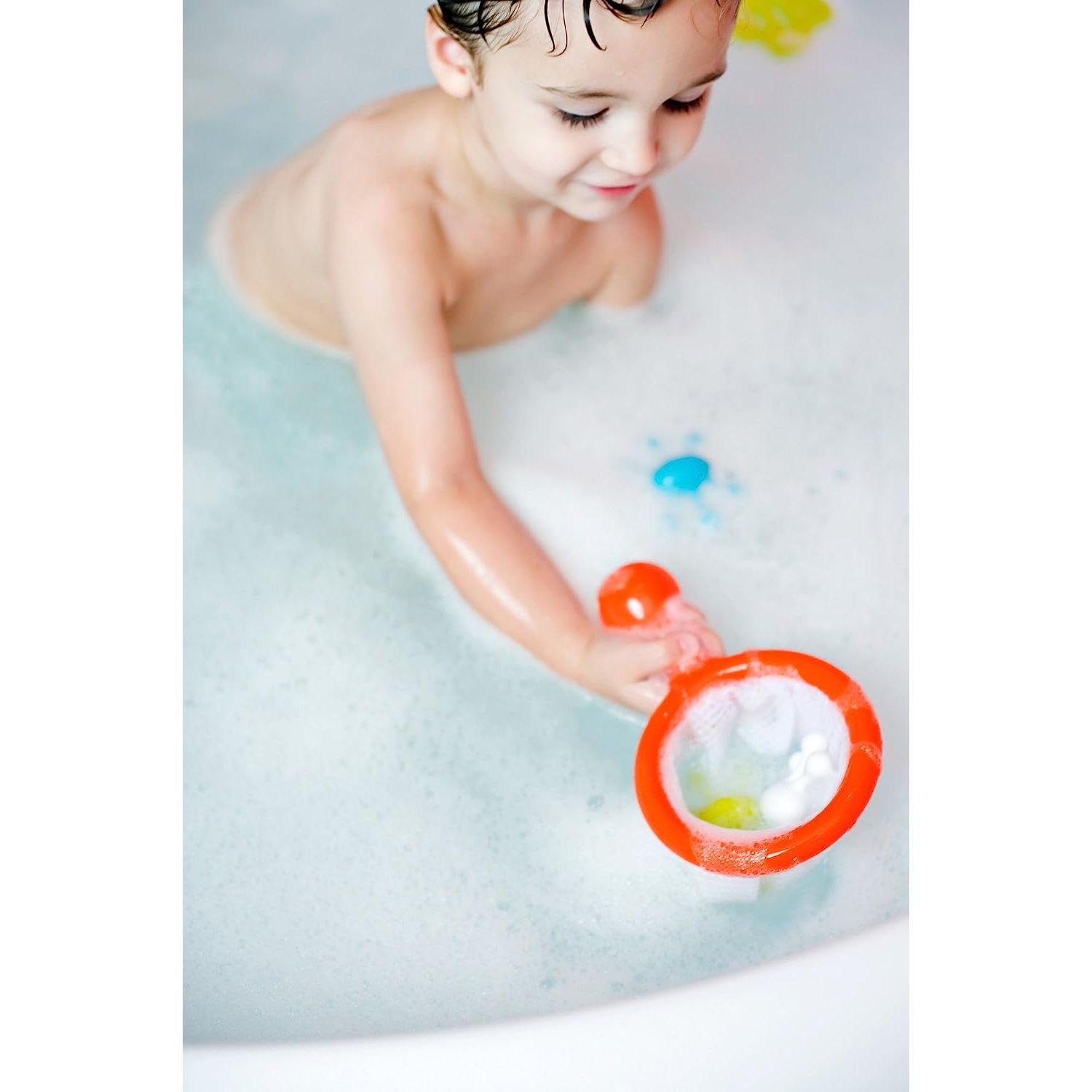 Tomy Boon Water Bug Floating Bath Toy with Net Age- 10 Months & Above -  Peekaboo