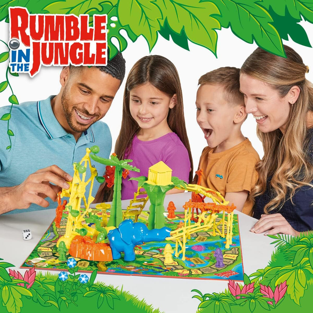 Tomy Rumble In The Jungle UK Board Game Multicolor Age  5 Years & Above