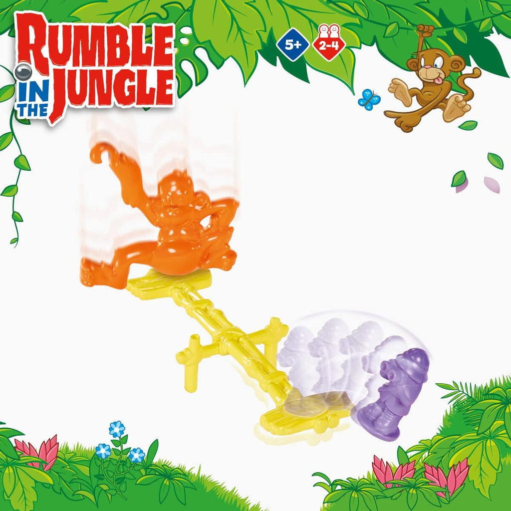 Tomy Rumble In The Jungle UK Board Game Multicolor Age  5 Years & Above