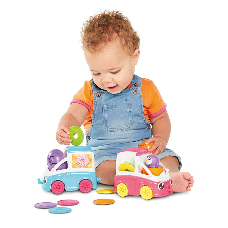 Tomy Toomies Fill & Pop Snack Trucks Assortment Multicolor Age- 12 Months & Above
