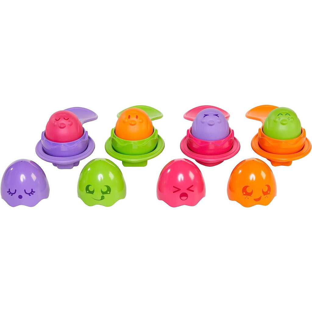 Tomy Toomies Hide N Squeak Eggs & Spoon Set Multicolor Age  12 Months & Above