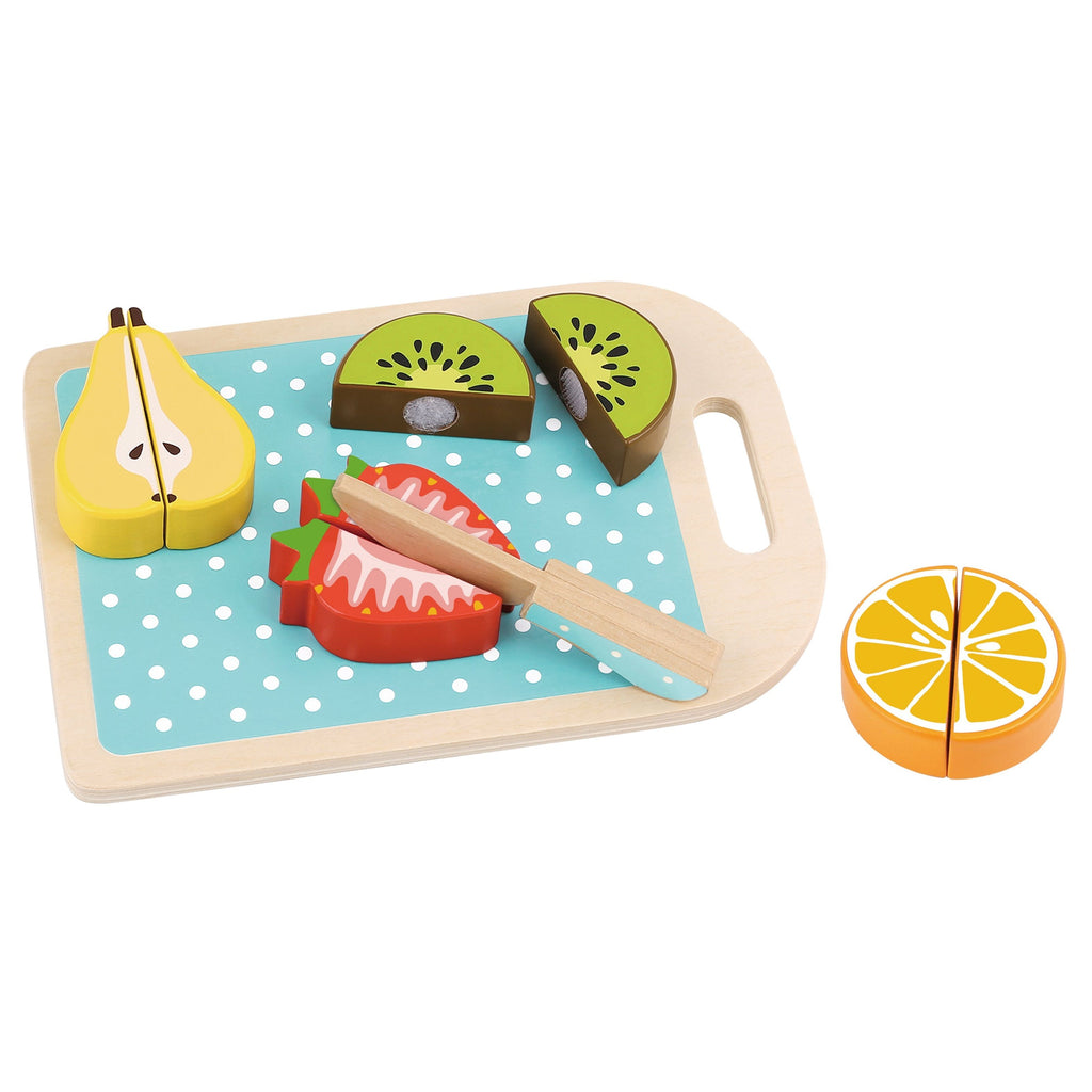 Tooky Toy Cutting Fruits Multicolor Age: 12 Months & Above