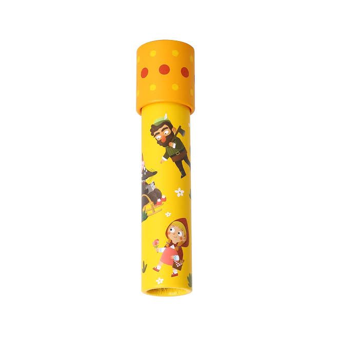 Tooky Toy Kaleidoscope Orange/Red Age- 3 Years & Above