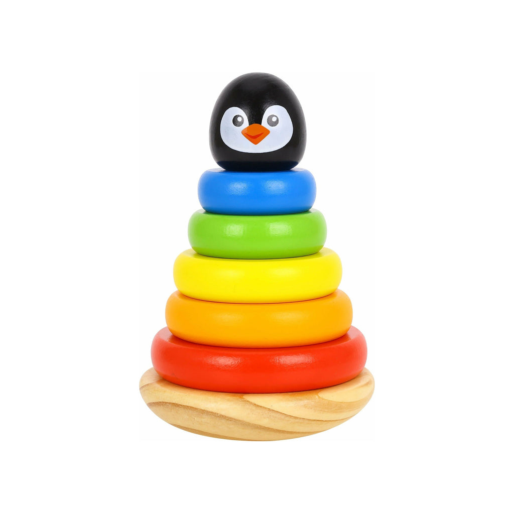 Tooky Toy Penguin Wooden Stacking Toy Age-3 Years & Above