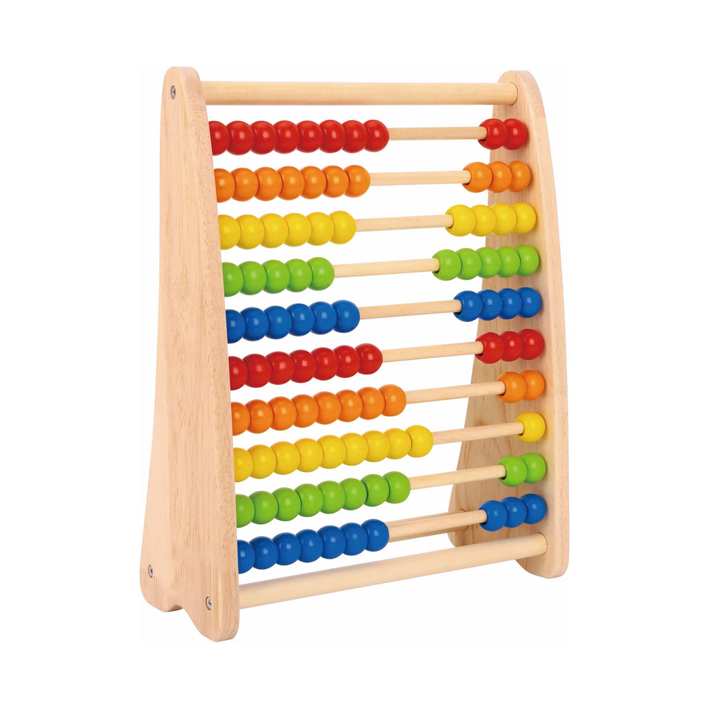 Tooky Toy Rainbow Beads Wooden Abacus Age-3 Years & Above