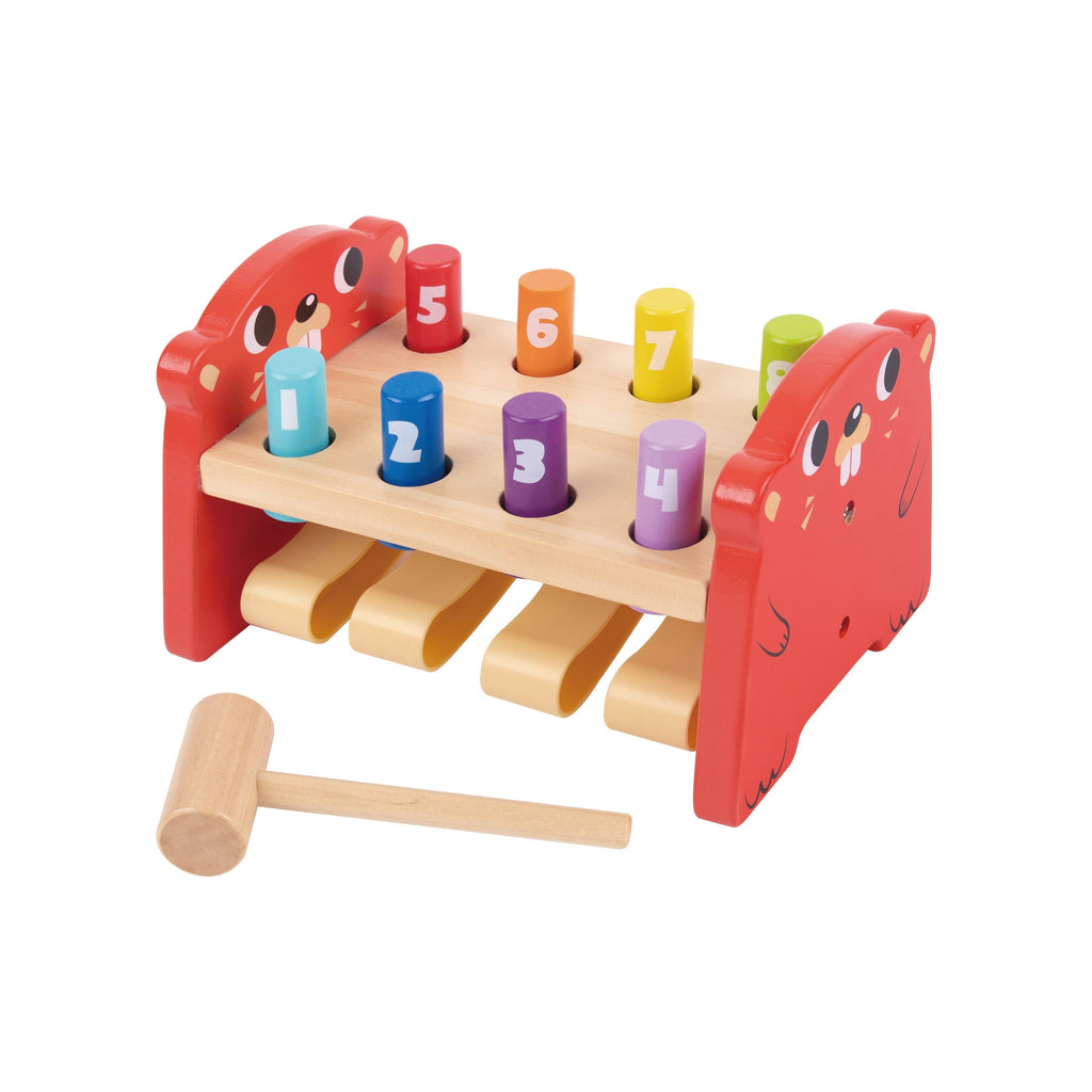 Tooky Toy Whack-a-Mole Multicolor Age: 12 Months & Above