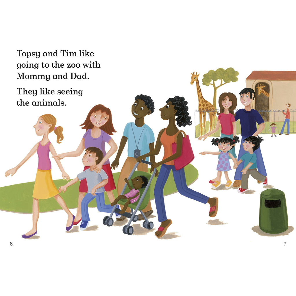 Topsy And Tim Go To The Zoo Level 1 Paperback