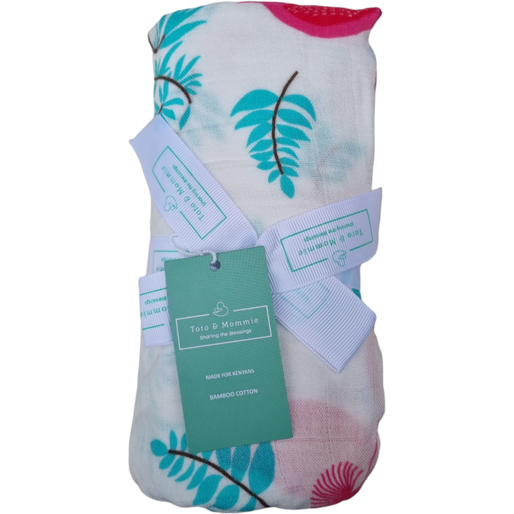Toto & Mommie Nakuru Bamboo Swaddle Age-Newborn & Above