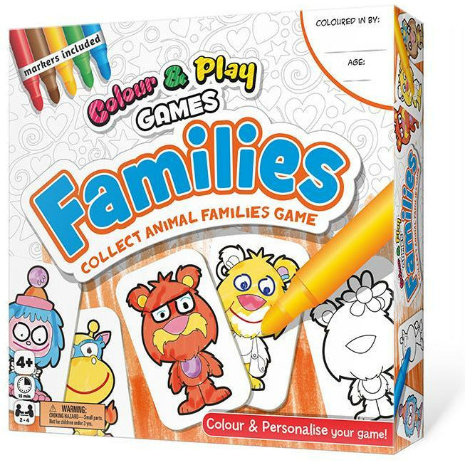 Toy School Color & Play Families Age 4Y+ Unisex