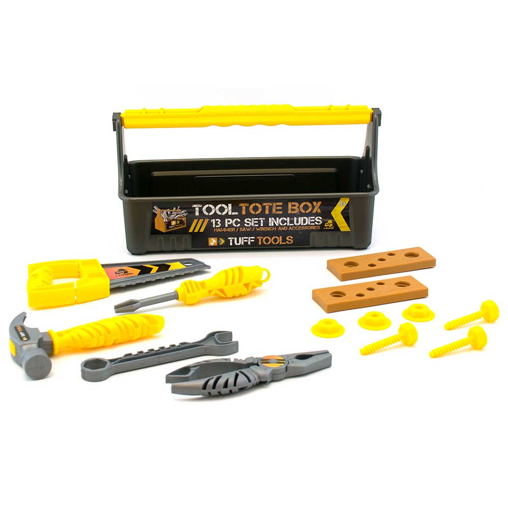 Toy School TuffTools Tool Tote Box Age 3-5Y Unisex