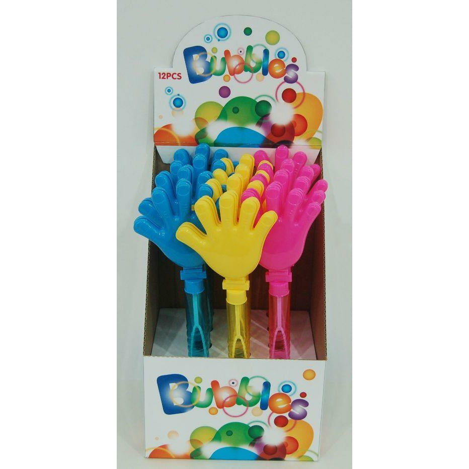 Toy World Bubble Hand Stick In 12 Pc Display