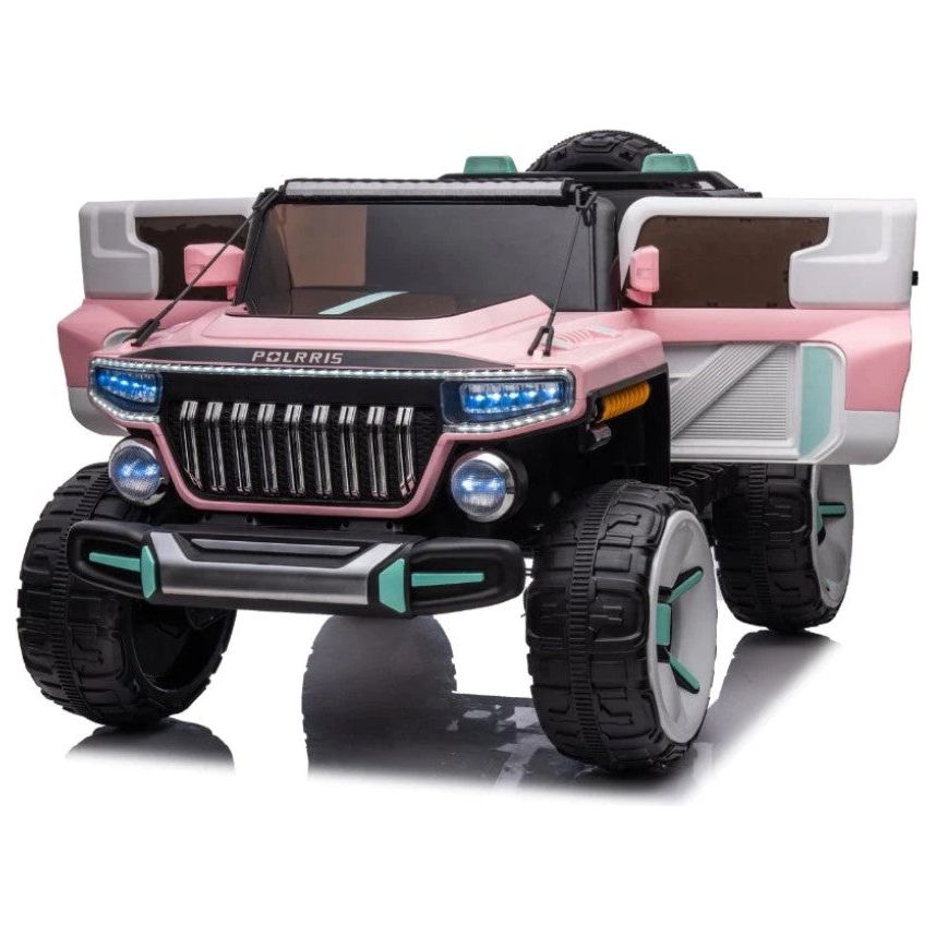 Toyzoona Heavy Duty Polaris Jeep 2-Seater Ride On With Big Grill - Main Image