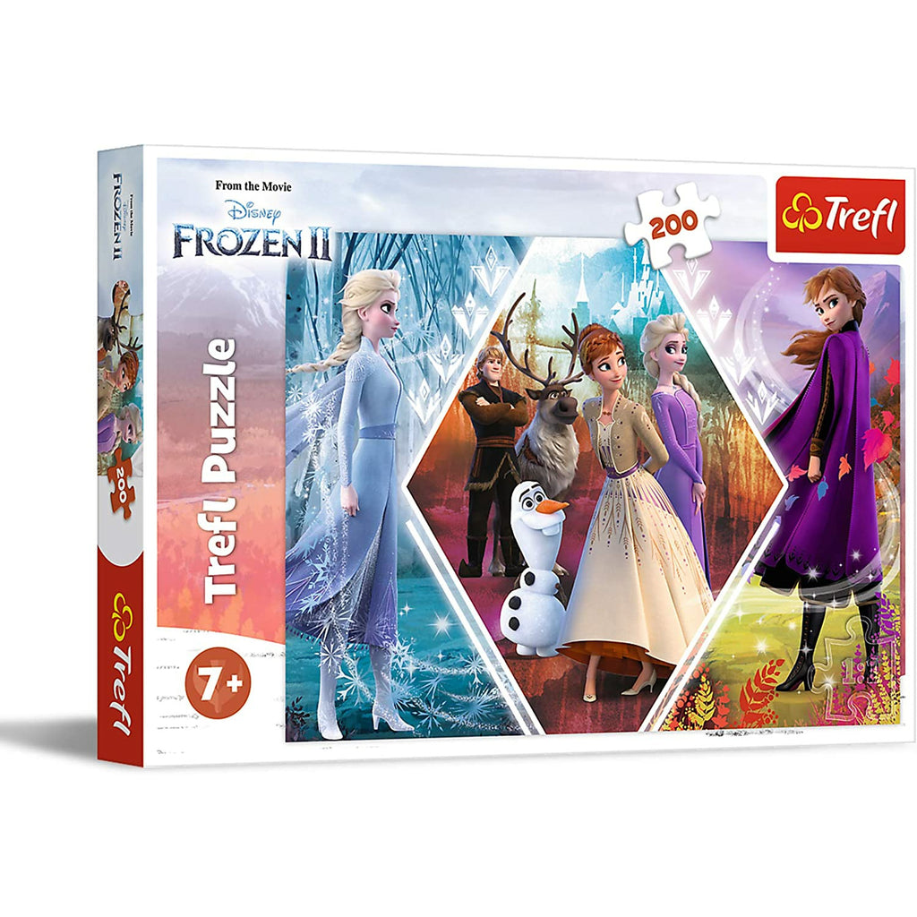 Trefl Puzzle Disney Frozen II Sisters In A Frozen Land 200 Pieces Multicolor Age- 7 Years and Above