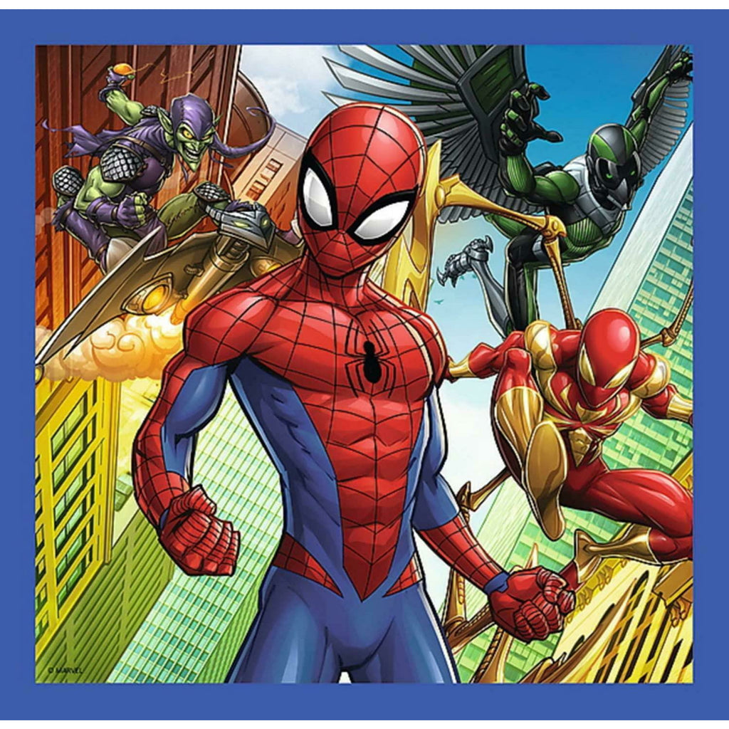 Trefl Puzzle 3 in 1 Marvel Spiderman Spider force (20,36,50 Pieces) Multicolor Age- 3 Years and Above