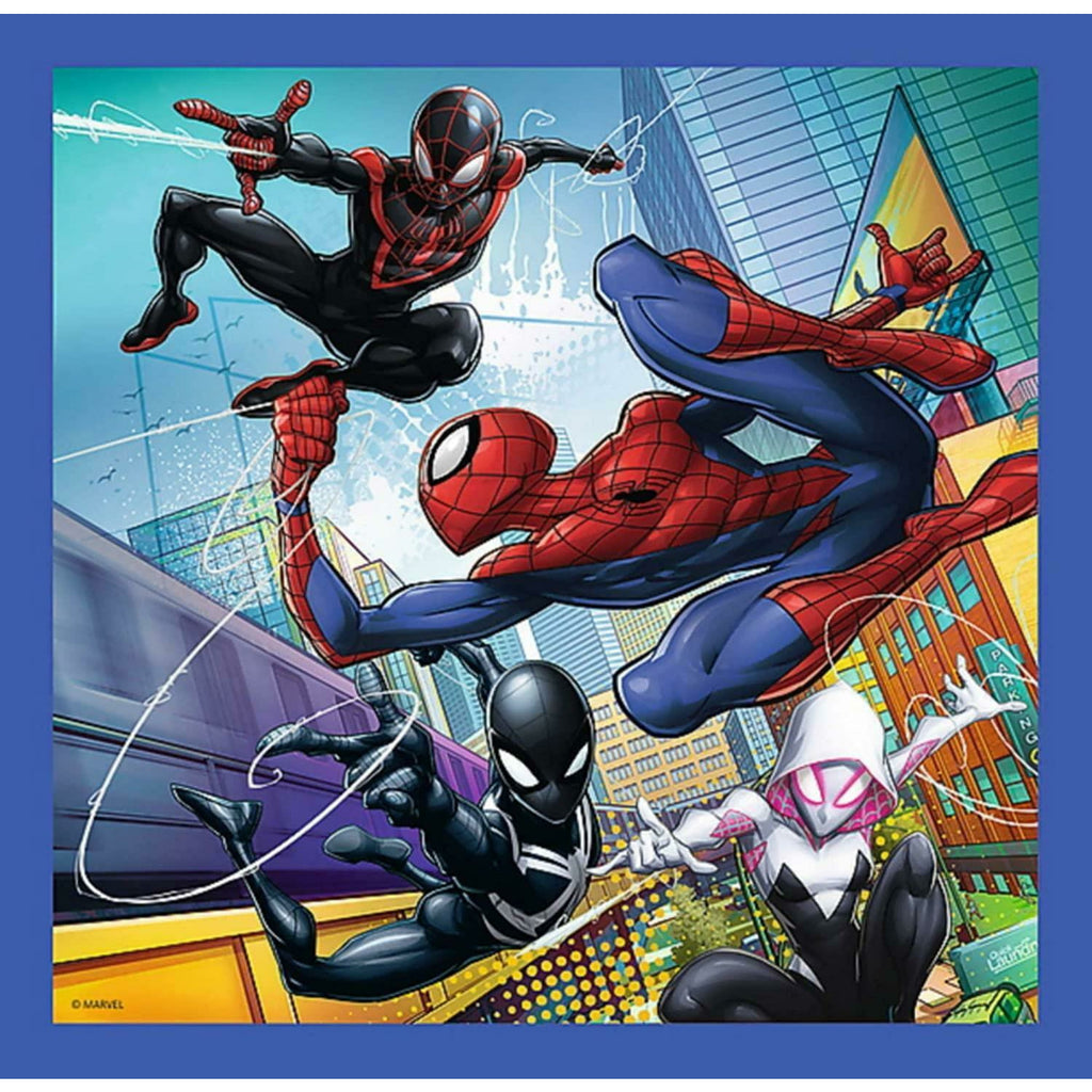 Trefl Puzzle 3 in 1 Marvel Spiderman Spider force (20,36,50 Pieces) Multicolor Age- 3 Years and Above