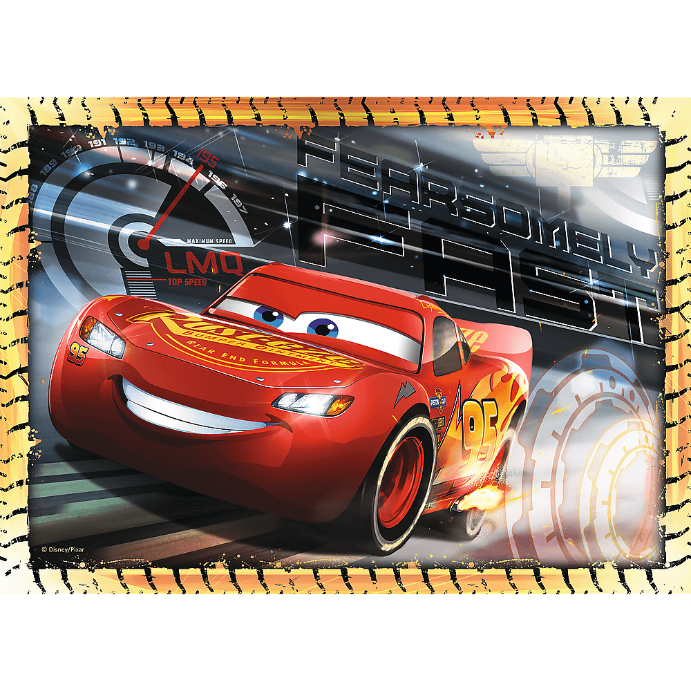 Trefl Puzzle 4 in 1 Disney Pixar Cars- Ready, steady, go! (12,15,20,24 Pieces) Multicolor Age- 4 Years and Above
