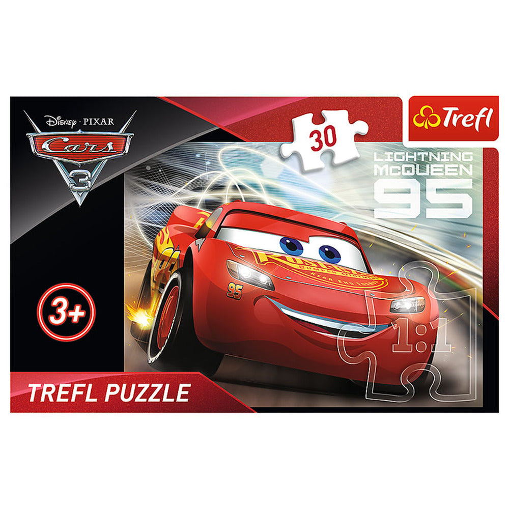 Trefl Puzzle Disney Cars 3 Lightning McQueen 30 Pieces Multicolor Age- 3 Years and Above