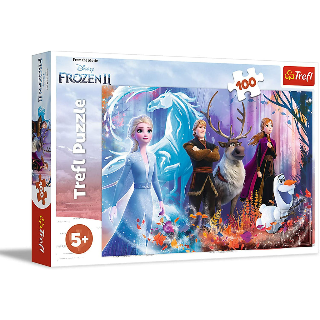 Trefl Puzzle Disney Frozen II Magic of Frozen 100 Pieces Multicolor Age- 5 Years and Above