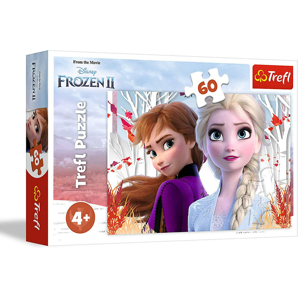 Trefl Puzzle Disney Frozen II The Enchanted World of Anna and Elsa 60 Pieces Multicolor Age- 4 Years and Above