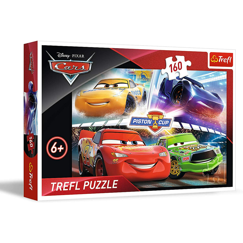 Trefl Puzzle Disney Pixar Cars Winning the Race 160 Pieces Multicolor Age- 6 Years and Above