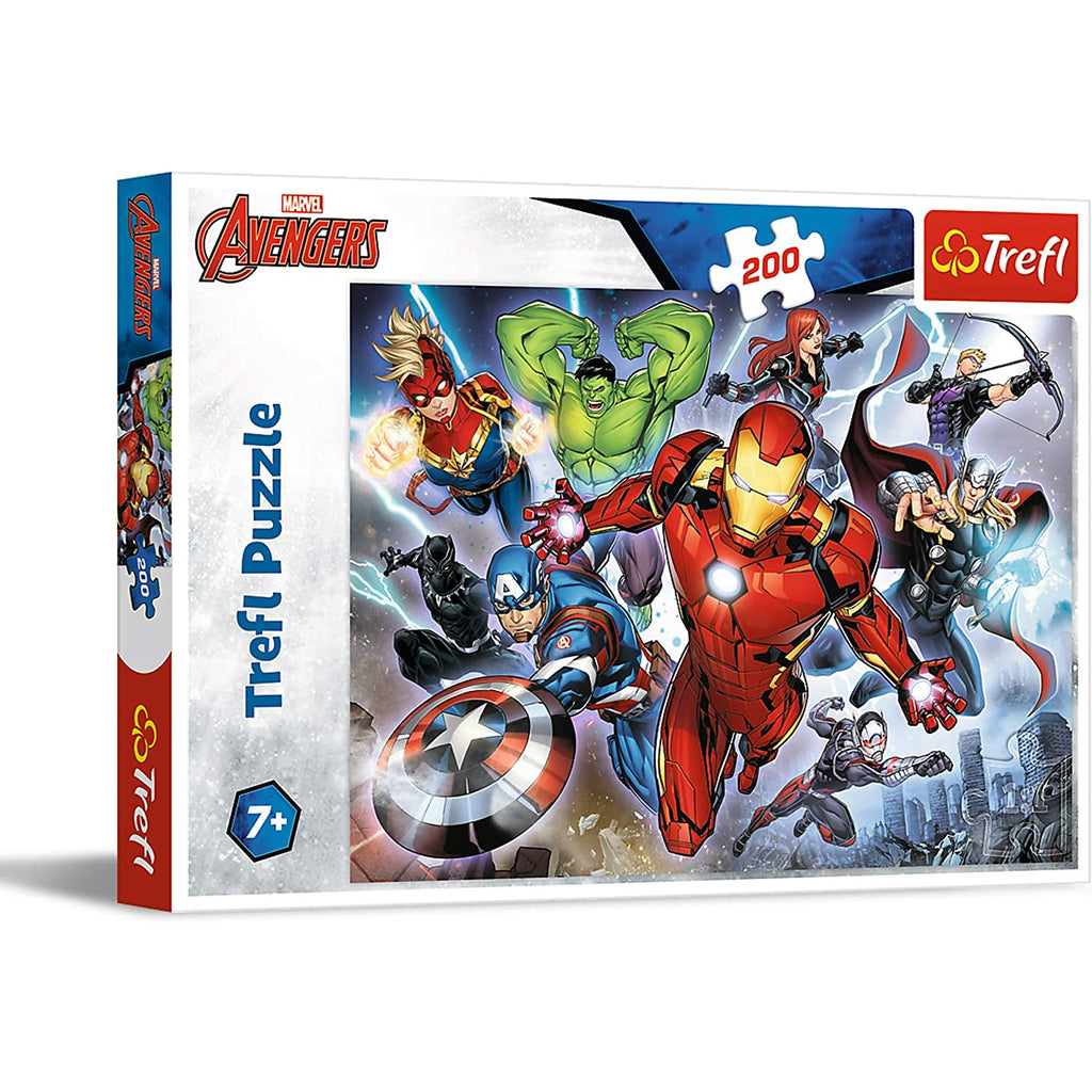Trefl Puzzle Marvel The Mighty Avengers 200 Pieces Multicolor Age- 7 Years and Above