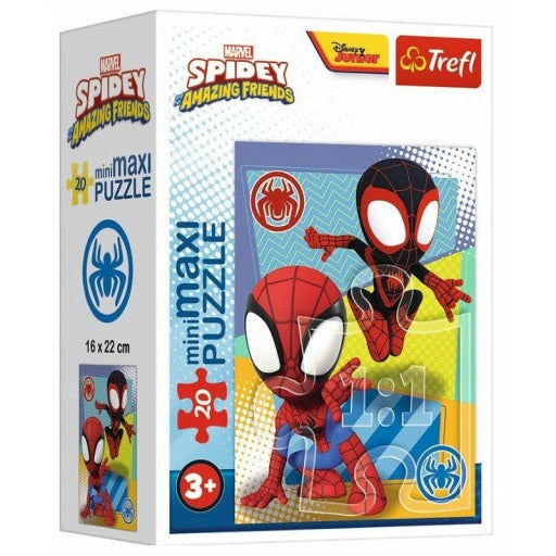Trefl Puzzle miniMaxi Marvel Spidey and his Amazing Friends 20 Pieces Multicolor Age- 3 Years and Above