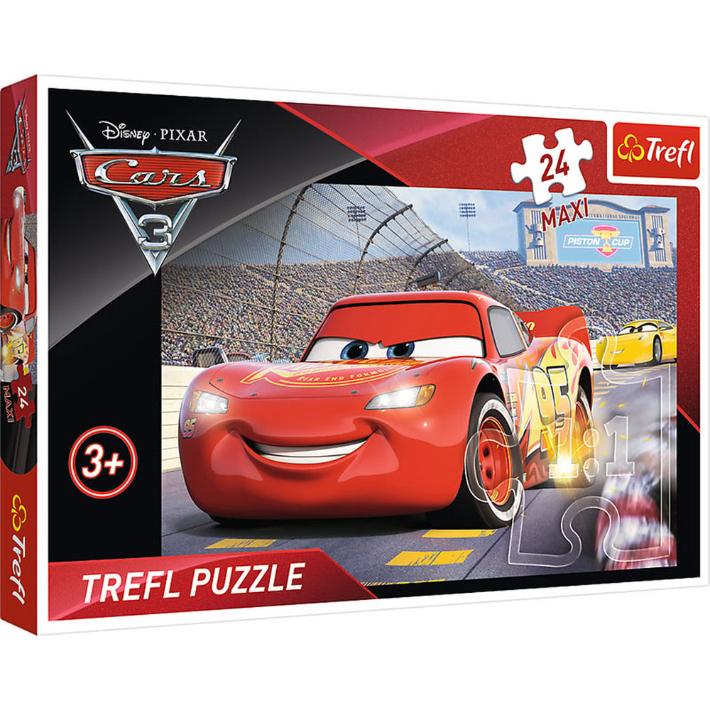 Trefl Puzzles Disney Cars 24 Maxi Pieces Age- 3 Years and Above