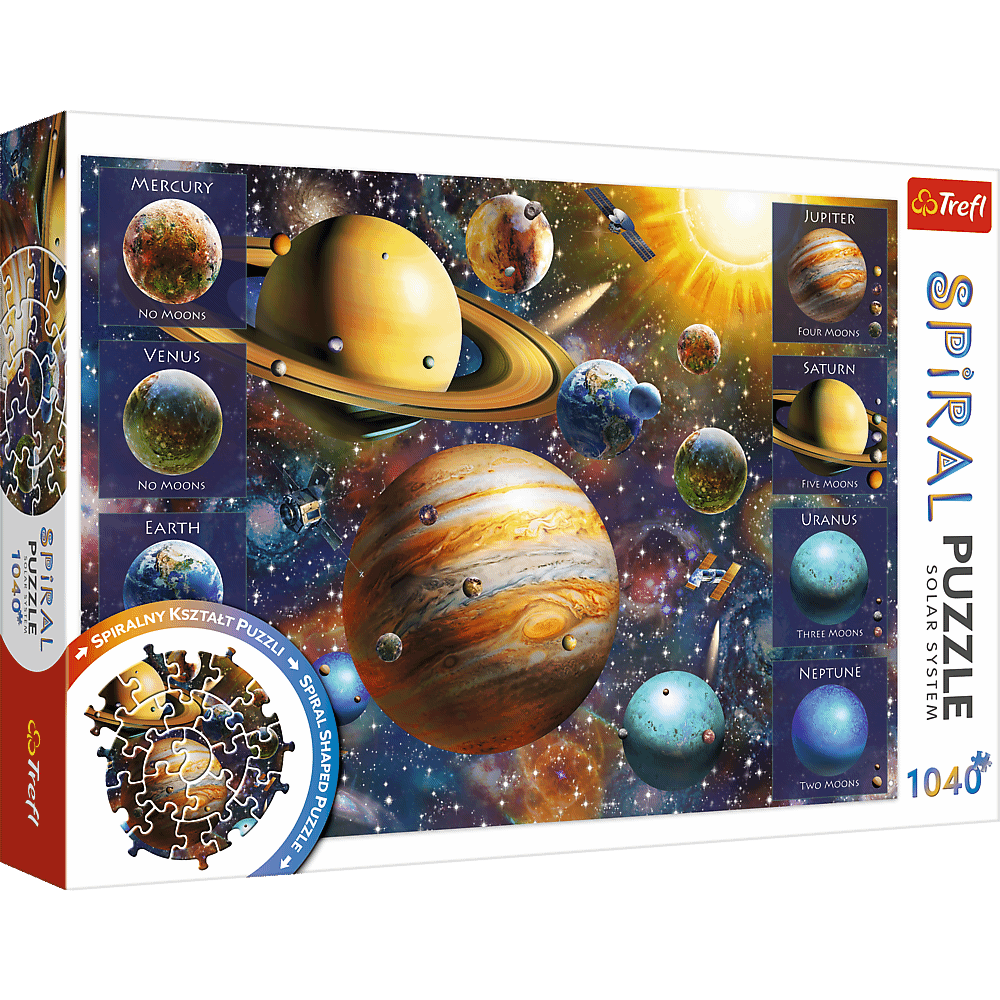 Trefl Solar System 1040 Pieces Spiral Puzzle Age- 14 Years & Above