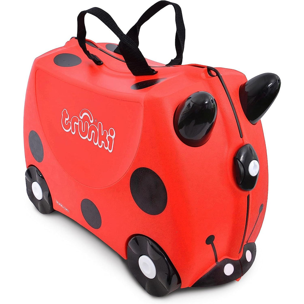 Trunki Harley Ladybug 18 Litres Ride On Suitcase & Hand Luggage Red Age  3 Years & Above
