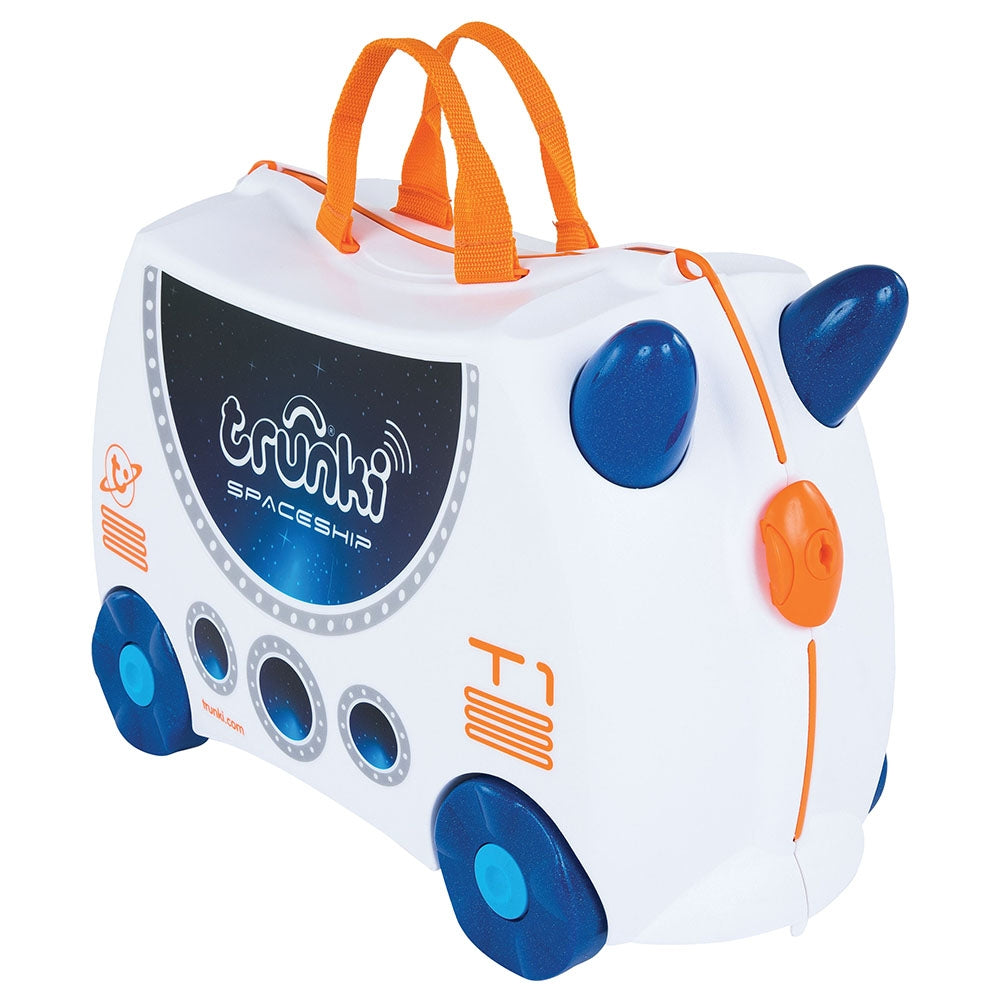 Trunki Ride-On Suitcase & Hand Luggage - Skye The Spaceship Multicolor Age- 3 Years & Above
