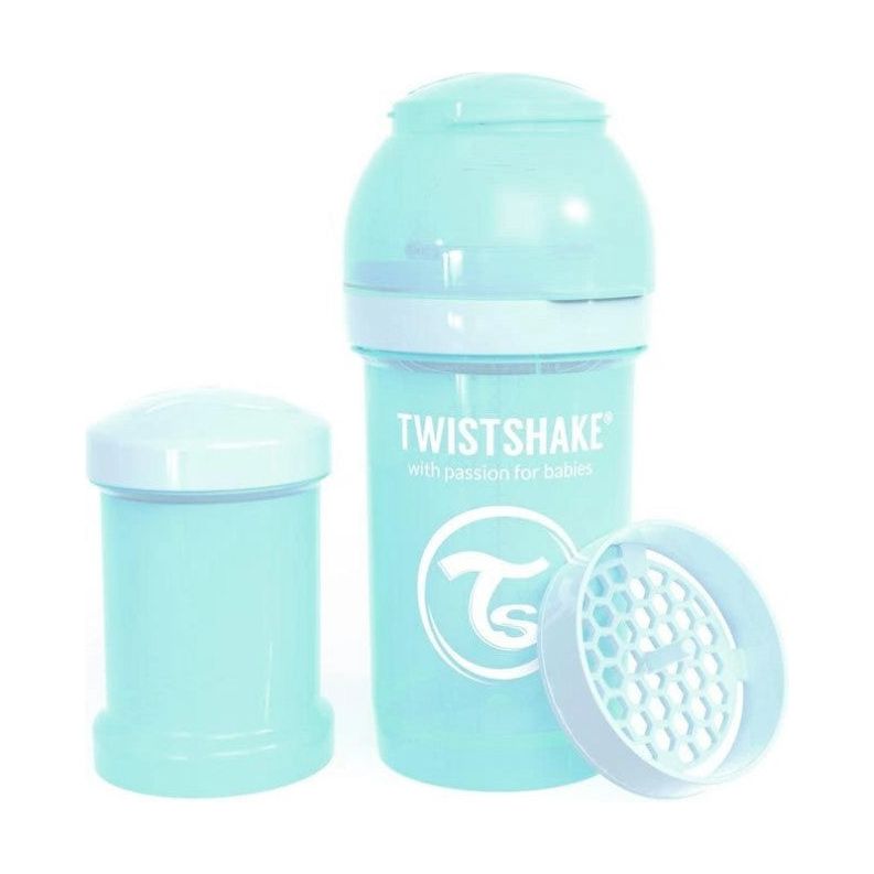 Twistshake Anti-Colic Feeding Bottle 180ml Pastel Blue Age- Newborn & Above